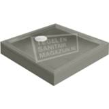 👉 Xenz Mariana 80x80x14 cm douchebak met voorpaneel klei mat