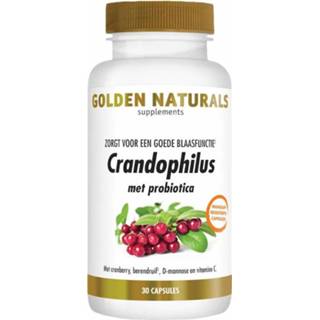 Gezondheid Golden Naturals Crandophilus Capsules 8718164647536
