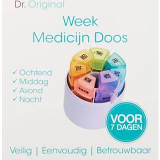 👉 Medicijn doos zakelijk Dr. Original Week 8718627801055