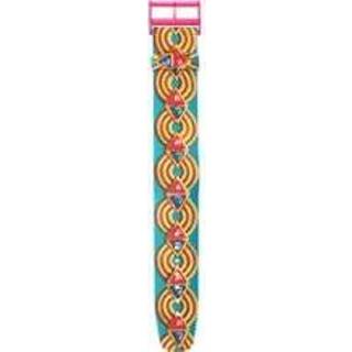 👉 Horlogeband leren pop band Swatch horlogebandje 7610522183568