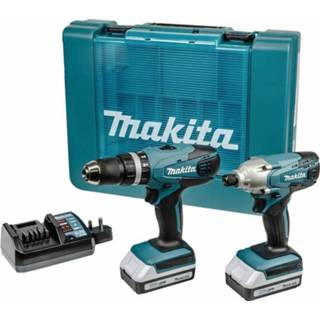 👉 Accuboormachine active Makita TD127DZ 18V Accuslagschroevendraaier&HP457DZ Incl. 2x 1.3Ah Accu s