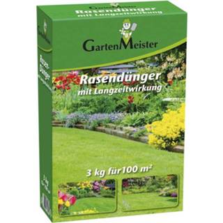 👉 Active GartenMeister Gazonmeststof met lange-termijn effect, 3kg, bereik tot 100 m² 4040746233214