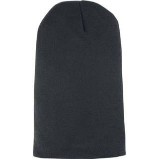 👉 Beanie zwart Urban Classics Basic Flap Long Version 4250284140350