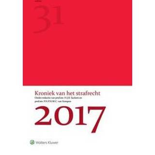 👉 Kroniek van het strafrecht 2017. Paperback