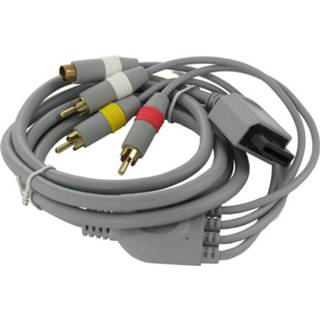 👉 S-Video kabel grijs active Wii A/V + 1,8m