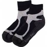 👉 Hard loop sokken uniseks grijs zwart Rohner - Basic Running / Walking 2er Pack Hardloopsokken maat 43-46, zwart/grijs 7611353910583