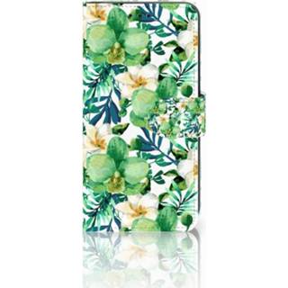 👉 Orchidee groen Xiaomi Mi A2 Lite Uniek Boekhoesje 8720091109629