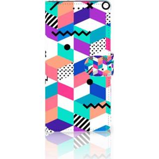 👉 Samsung Galaxy Note 9 Boekhoesje Design Blocks Colorful 8720091119291