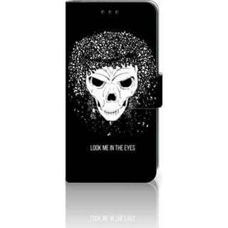 👉 Xiaomi Mi A2 Lite Uniek Boekhoesje Skull Hair 8720091140035