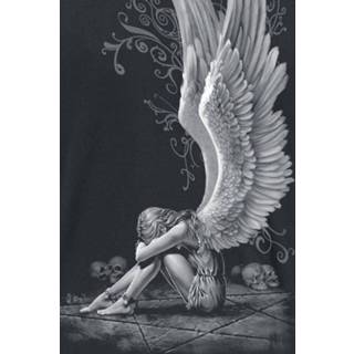 👉 Shirt T-Shirt zwart Spiral Enslaved Angel 5055428323021