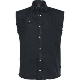 👉 Over hemd vest zwart Spiral Solid Black Overhemd (mouwloos) 5055428300633