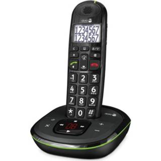 👉 Zwart senioren Doro PhoneEasy 110 Huistelefoon-Zwart