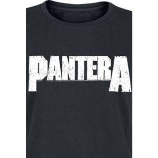 👉 Shirt zwart T-Shirt meisjes Pantera Logo Girls