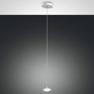 👉 Hanglamp wit metaal warmwit a+ fabas luce Hale - een sierlijke LED