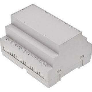 👉 TRU COMPONENTS 4U65070911310 DIN-rail-behuizing 65 x 90 105 Grijs 1 stuks 4058545242047