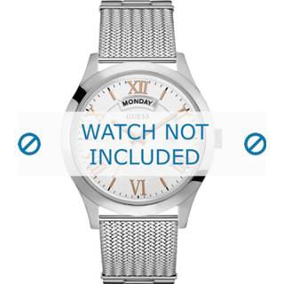 👉 Horlogeband staal zilver Guess W0923G1 Metropolitan 22mm 8719217110557