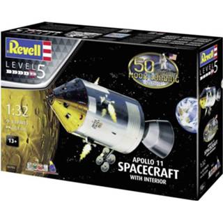 👉 Bouwpakket Revell 03703 Apollo 11 Spacecraft with Interior Ruimtevaartuig (bouwpakket) 1:32 4009803895444