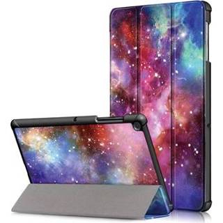 👉 Tri-Fold Series Samsung Galaxy Tab S5e Smart Folio Hoesje - Sterrenstelsel 5712579942340