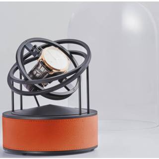 👉 Watch leather active Bernard Favre Planet Black&Orange winder