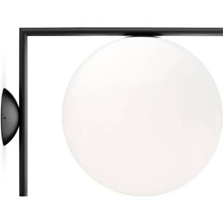 👉 Wand lamp geblazen glas Michael Anastassiades zwart Flos - IC Lights CW2 wandlamp/plafondlamp 7436913569564