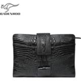 👉 Clutch leather large Badenroo Alligator Crocodile Men Bag Business Casual Brand Envelope Capacity Ipad Sac