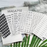 👉 Organizer Lovedoki Cute Travel Stickers Kit Planner Diary Personalized Decorative Label Sticker 8pcs School Stationery Supplies