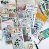 Agenda Japanese Diary Calendar Decorative Label Vintage Old Papers Custom Cute Stickers Stationery Flakes Scrapbooking