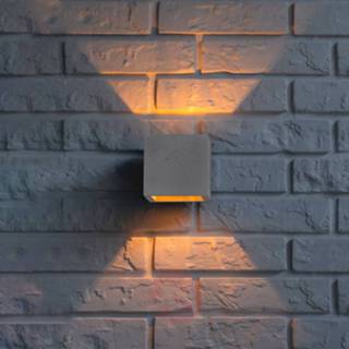 👉 Wand lamp a++ beton grijs spot-light Proof - een wandlamp met lampenkap uit