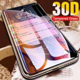 Screenprotector XS 30D Protective Glass on the For iPhone X Max XR Tempered Screen Protector Film Curved Edge Full Cover