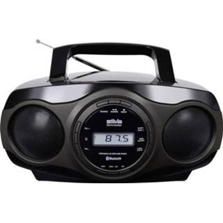 👉 Zwart grijs Silva Schneider MPC 17.7 BT FM CD-radio CD, AUX, Bluetooth, USB Zwart, 9004489119971