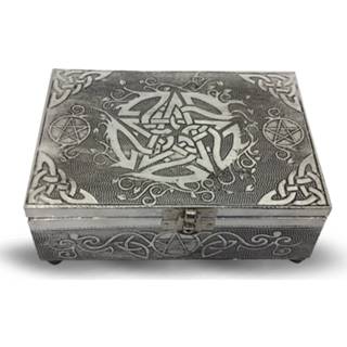 👉 Wit active White Metal Box - Pentagram 7440841818892
