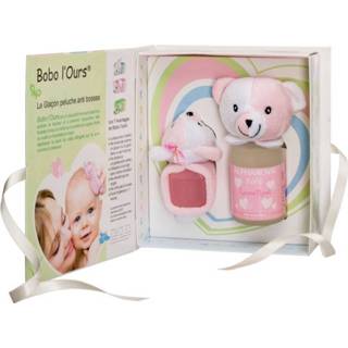 👉 Parfum roze active baby's Alphanova Vegan Baby Gift Set Bobo Pink Bear en 3760075070908
