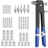 86pcs/Set Blind Rivet Gun M3-M8 Nuts Threaded Insert Tool with Rivnut Nutsert Riveting Kit