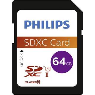 👉 Philips SDXC-kaart 64 GB Class 10 8719274668756