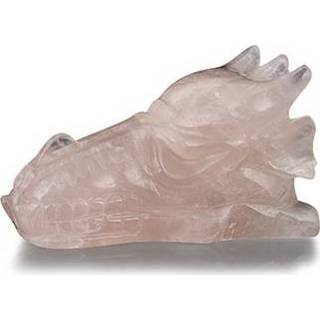 👉 Roze active Edelstenen Draken Schedel Kwarts 8718561002181