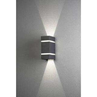 👉 Energielabel wit antraciet Konstsmide Cremona 7998-370 Buiten LED-wandlamp 6 W Energielabel: LED (A++ - E) Warm-wit 7318307998375