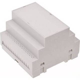 👉 TRU COMPONENTS 4U65090907310 DIN-rail-behuizing 88 x 90 65 Grijs 1 stuks 4058545242030