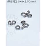 👉 Bearing steel MR85ZZ 5*8*2.5(mm) 10pieces free shipping ABEC-5 Metal Sealed Miniature Mini MR85 chrome