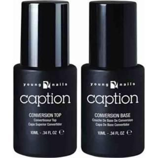 👉 Nagellak active Caption Topcoat en Basecoat voor - Conversion Duo Pack