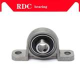 👉 Bearing alloy 1Pcs KP08 8mm p08 High quality insert shaft support Spherical roller zinc mounted bearings pillow block housing
