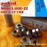 👉 Bearing ZOKOL 608 ZZ 2RS RS 608ZZ 608RS P5Z4 Z1 ABEC5 Miniature 608-ZZ Deep Groove ball fidget spinner 8*22*7mm