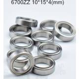 👉 Bearing steel 6700 6700ZZ 10*15*4(mm) 10pieces free shipping ABEC-5 61700Z 63700ZZ chrome metal seal 61700