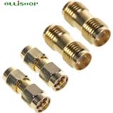👉 F-connector ALLiSHOP 2X SMA Male to Plug+ Female Jack RF Adapter Connector coaxial connectors