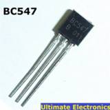 👉 Transistor 50pcs BC547 45V 0.1A TO-92 NPN