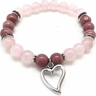 👉 Edelsteen armband active Edelstenen Rozenkwarts met Rhodonite 7440841844822