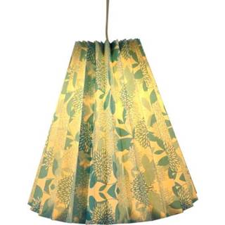 👉 Papieren bloem turkoois active Lamp van Origami Papier Bloemen Turquoise 8717506080499