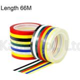 Whiteboard 1pcs 2mm-25mm Length 66M 5S desktop positioning tape marking color discrimination warning drawing grid line