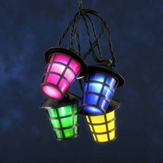 👉 Lantaarn multicolour Konstsmide LED Partysnoer met lantaarns 7318304162502