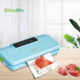 👉 Vacuum sealer blauw Upgraded Automatic Food Packing Machine with 10pcs bags Best for Household Fresh Dry Moist Mode Blue Color