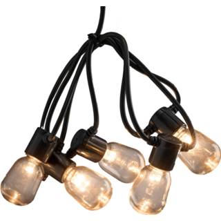 👉 Konstsmide LED Partysnoer Transparant Amber 9.75m/40 lampjes